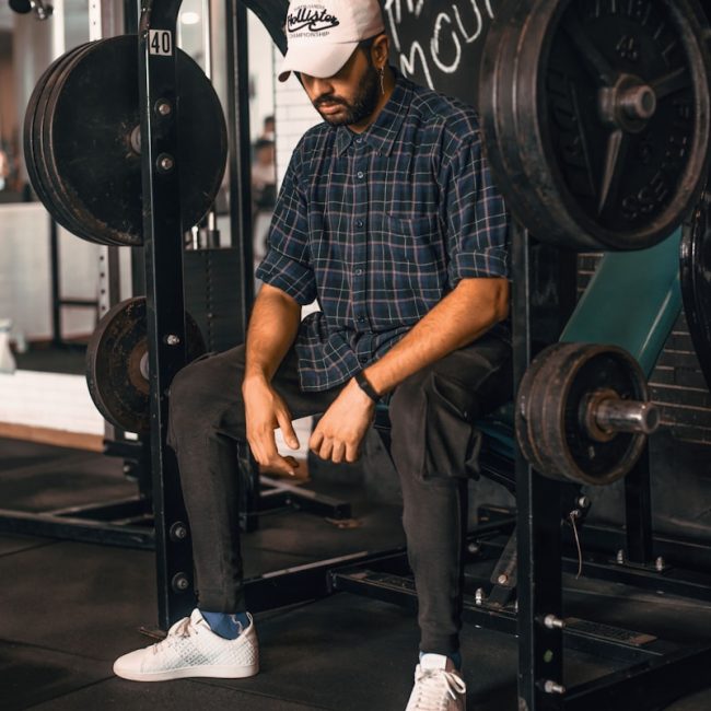 a man standing in front of a truck